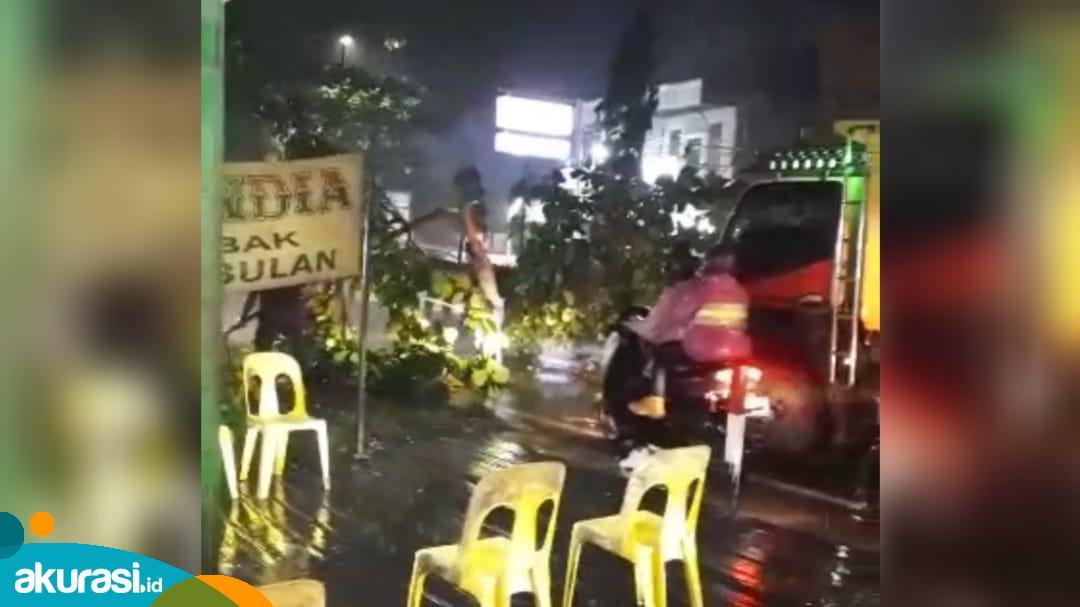 Cuaca Buruk di Samarinda, Pohon Tumbang dan Longsor Terjadi di 22 Titik