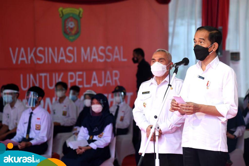 Kunjungi Kaltim, Presiden Jokowi Janji Kirimkan Vaksin Lebih Banyak