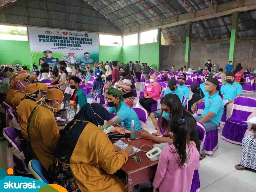 Persiapan Pembelajaran Tatap Muka, Vaksinasi Merdeka Sasar 400 Santri di Samarinda
