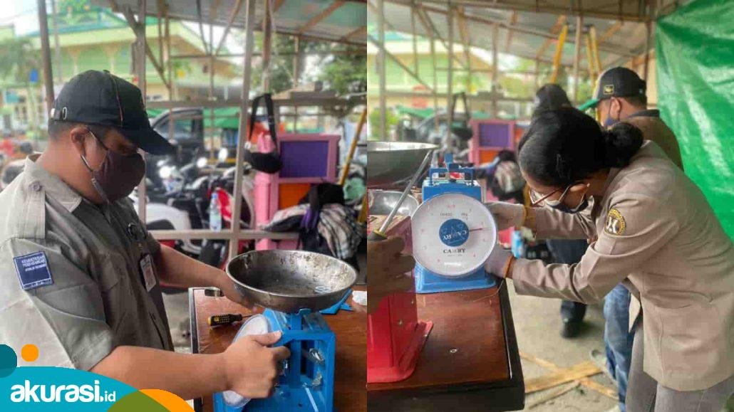 Cegah Ulah Nakal Pedagang, Timbangan Pasar di Bontang Ditera Ulang