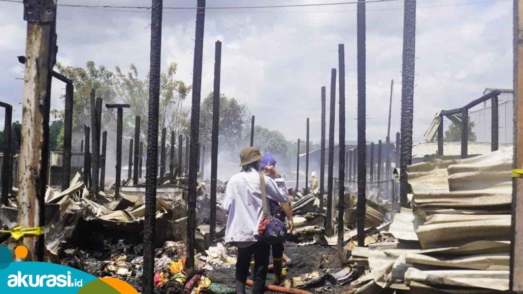 7 Bulan Sejak Pasar Citra Mas Loktuan Terbakar, Janji Pemkot Bantu Pedagang Tidak Kunjung Turun
