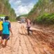Curah Hujan Tinggi, Akses Menuju Muara Bengkal Seperti Bubur