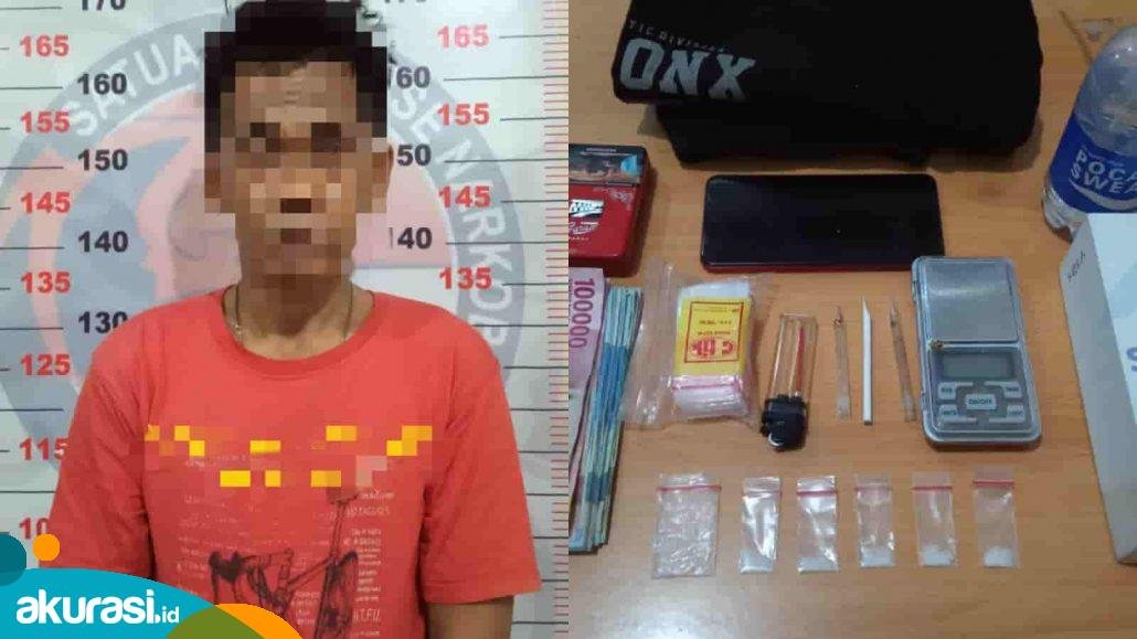 Kedapatan Berbinis Narkoba, Warga Tanjung Laut Indah Diciduk Polisi di Indekosnya