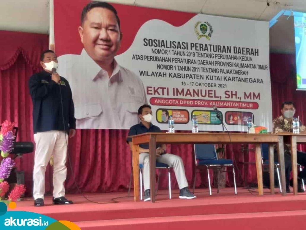 Sosper Pajak Daerah, Ekti Imanuel: Ayok Bangun Kaltim Lewat Pajak