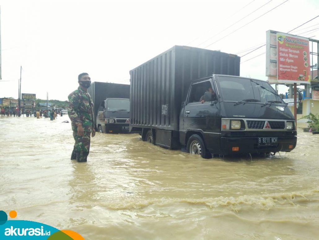 Banjir Bontang Perlahan Surut, BPBD Tetap Siagakan Puluhan Anggota