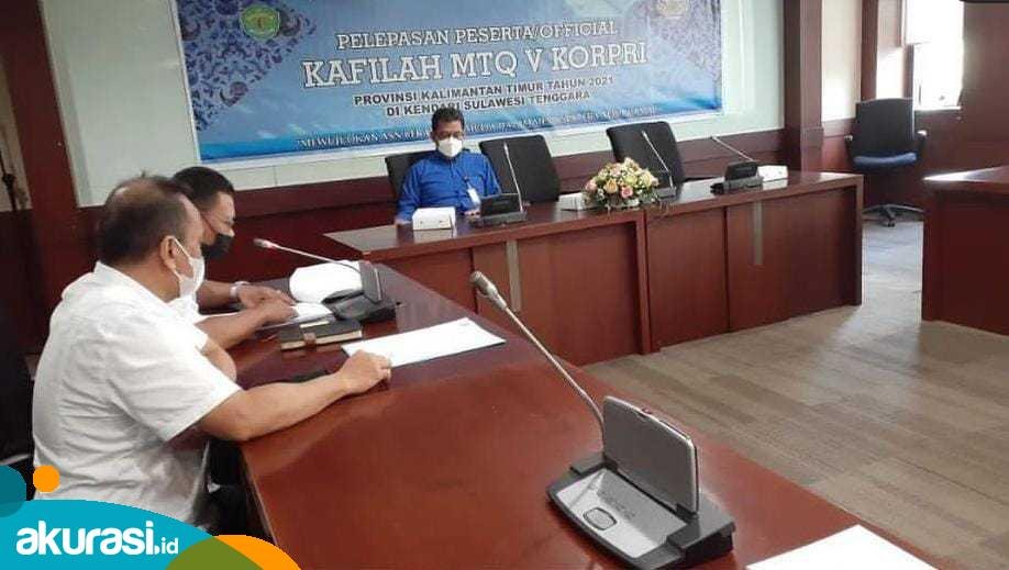 Lepas Kontingen MTQ Korpri Kaltim, Sa'bani Janjikan Bonus Rp25 Juta