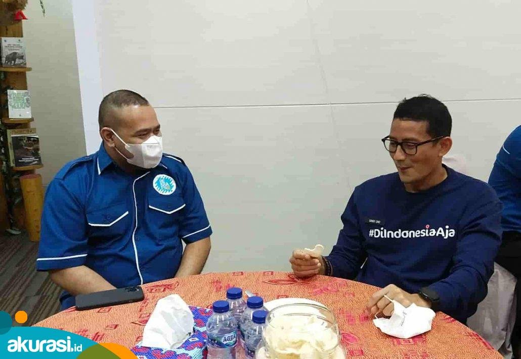 Bermodal Soto Banjar, Akhmed Reza Fachlevi Diskusikan Potensi Pariwisata Kaltim Bersama Menparekraf Sandiaga Uno