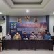 Konferensi pers KKP Kelas II Samarinda beserta instansi terkait mengenai 20 ABK kapal Vietnam terkonfirmasi positif Covid-19 di perairan Berau, Kaltim.