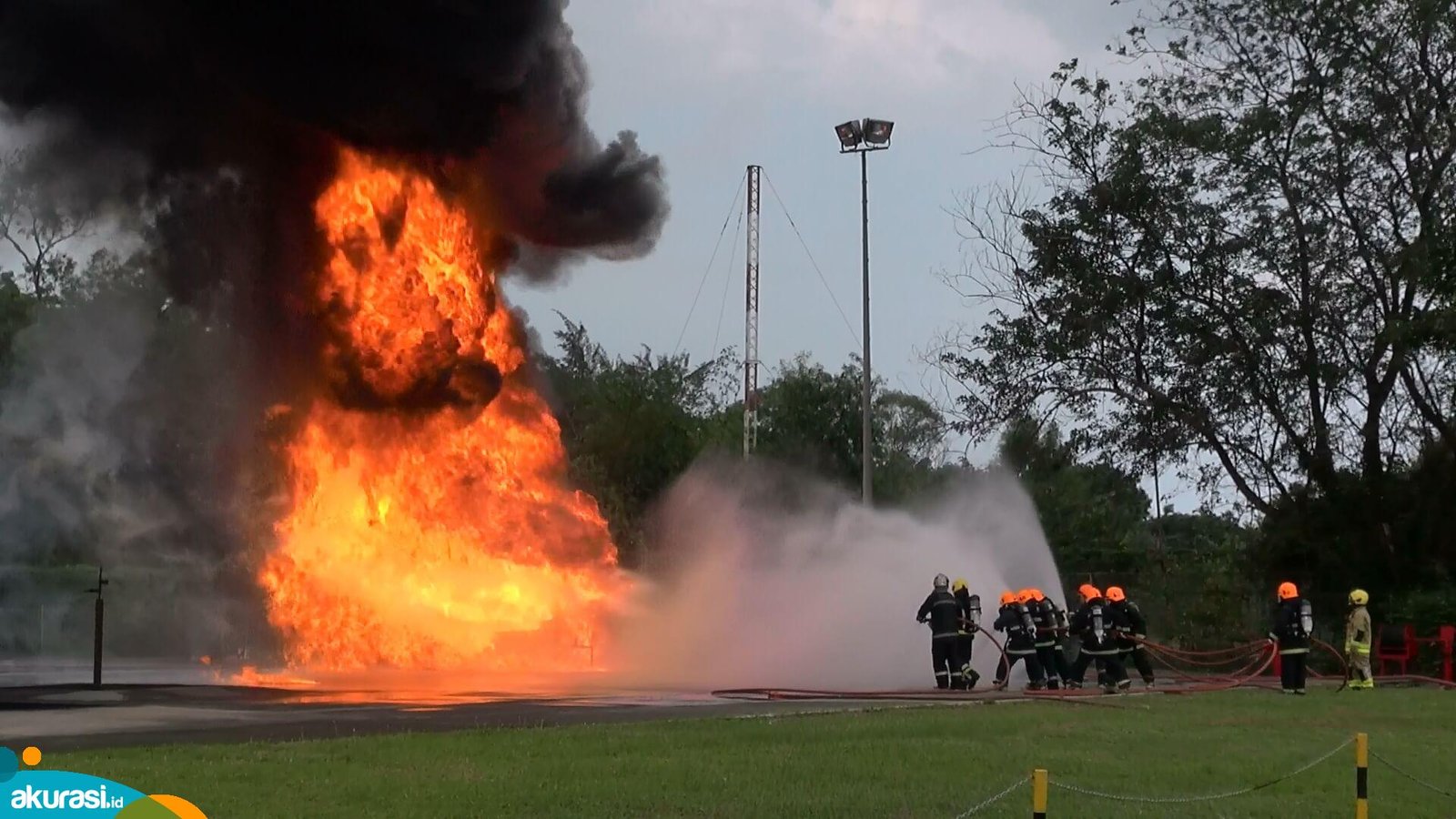 Turbin Badak LNG Terbakar, Karyawan Sempat Dibuat Panik, Tidak Ada Korban Jiwa