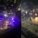 Kondisi menegang di Jalan Otista yang sempat diabadikan dan viral di media sosial. (Istimewa)