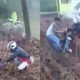 Hasil tangkapan layar dari video yang beredar terkait penemuan mayat di Bukit Kusnodo - Akurasi.id