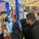 Stand Diskominfo Kaltim Tarik Pengunjung, Tawarkan Permainan Seru dan Hadiah Menarik