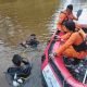 Tim SAR gabungan saat berupaya mencari korban tenggelam di kilometer 54 Samboja. (Istimewa)