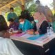Kegiatan vaksinasi yang digelar Kecamatan Marangkayu. (Istimewa)