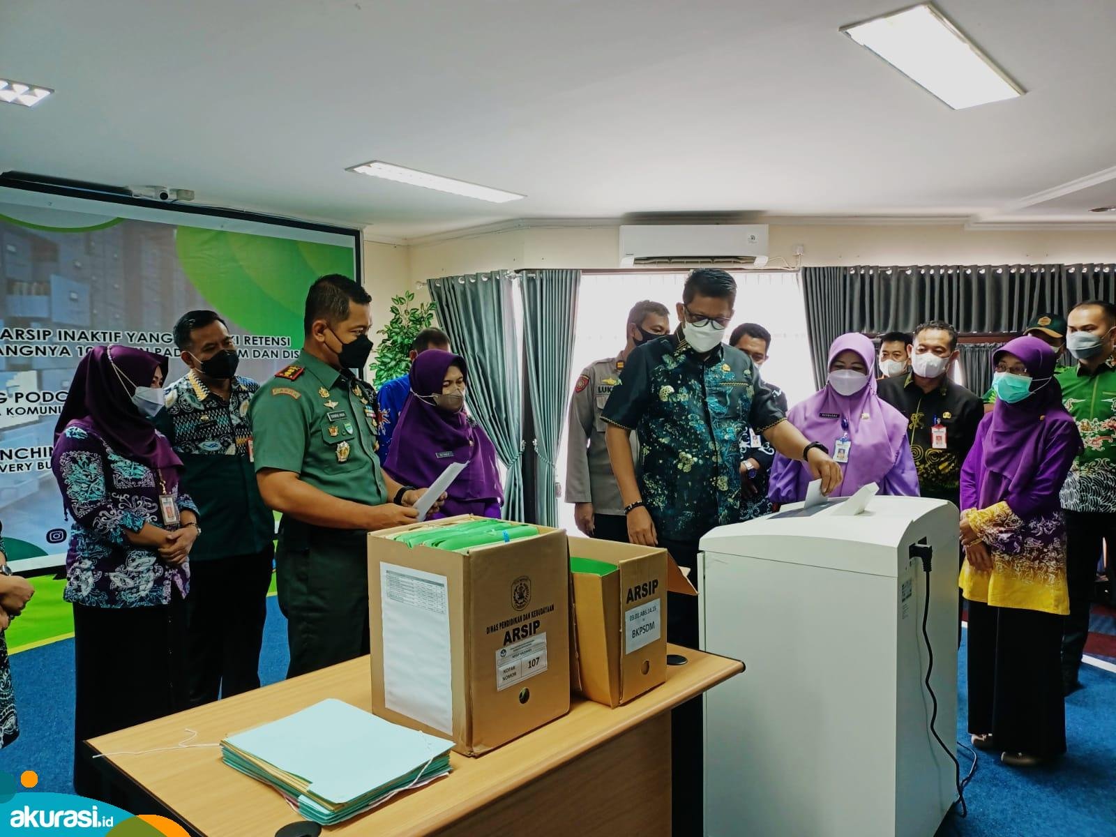 Musnahkan 683 Berkas di Lingkup Pemkot Bontang, LDK Lakukan Penyusutan Arsip Secara Berkala