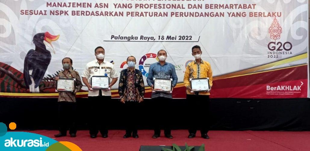 Pemkot Bontang Raih Penghargaan Kedua Pengelola Manajemen ASN dengan Nilai NSPK Tertinggi