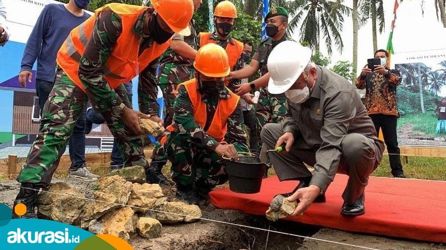 Groundbreaking Pembangunan RLH, Gubernur: Memang Mahal, Tapi Manfaatnya Jelas
