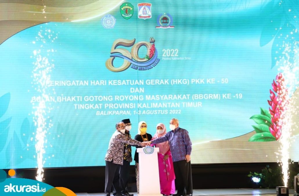 Buka Peringatan HKG-PKK ke-50, Gubernur Apresiasi Peran Ibu-Ibu