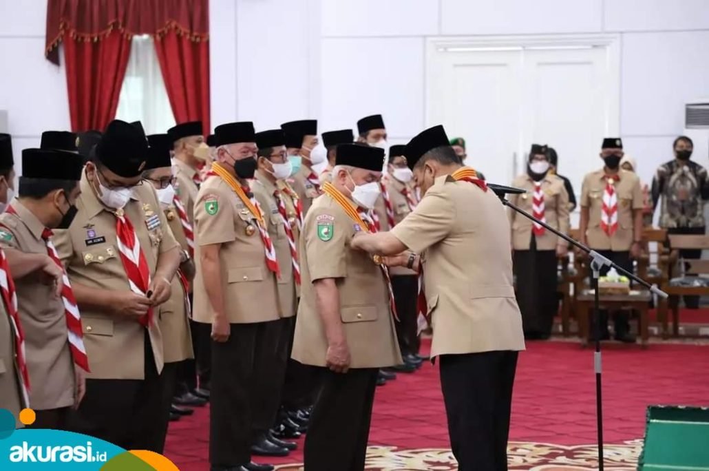 Gubernur Isran Noor Resmi Dilantik Sebagai Mabida Gerakan Pramuka Kaltim