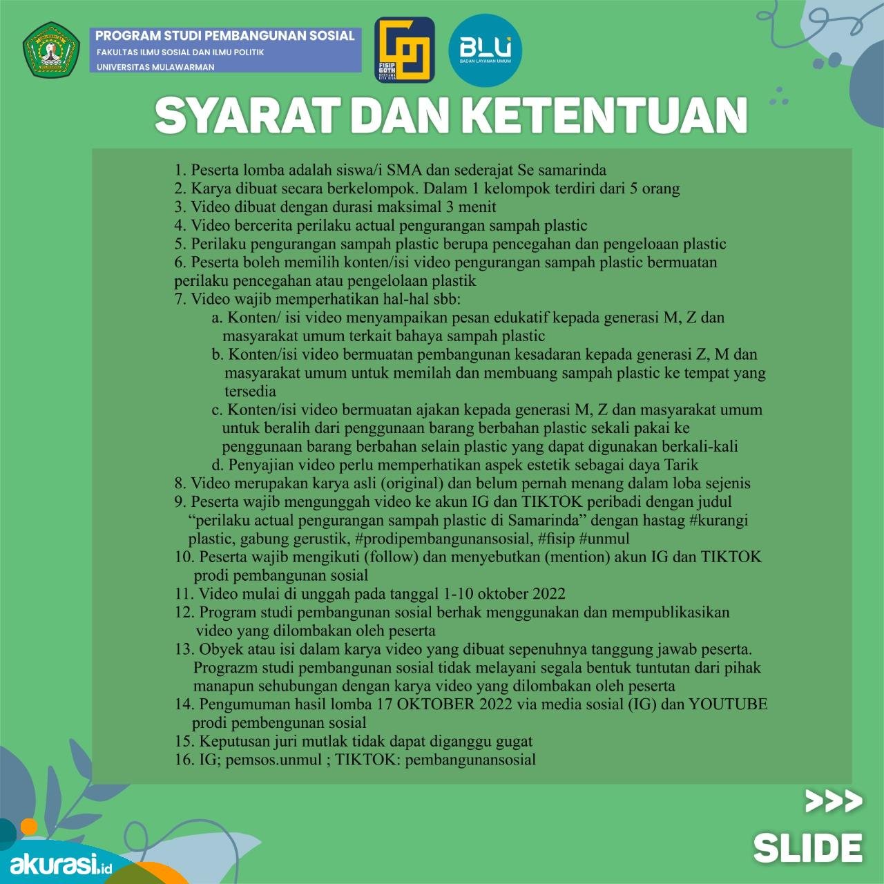 Edukasi Kurangi Sampah Plastik, Gerustik Rangkul Generasi Muda Melalui Lomba