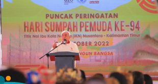 Peringati Hari Sumpah Pemuda di Titik Nol Nusantara, Presiden Ajak Pemuda Bergerak Capai Kejayaan Bangsa