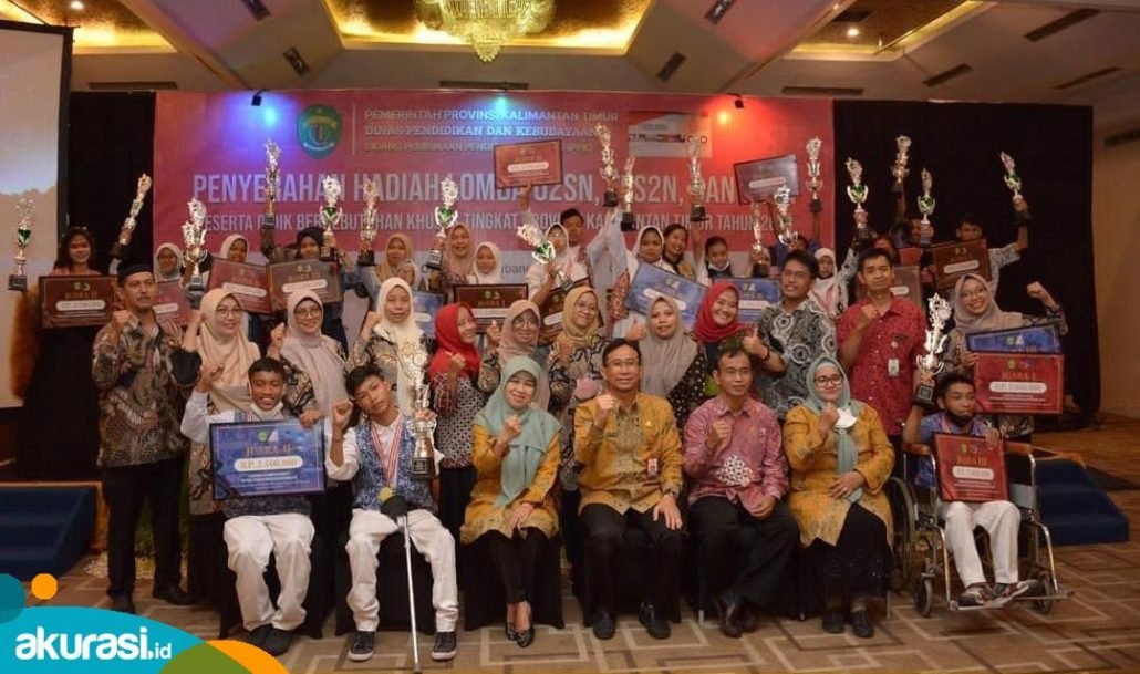 Tak Surut Semangat, 64 Anak Berkebutuhan Khusus Raih Piala O2SN, FLS2N, dan LKSN Tingkat Kaltim