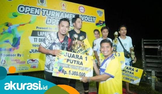 Andi Faiz Tutup Turnamen Bola Voli DPRD Cup, Bakal Gelar Tingkat Provinsi Tahun Depan