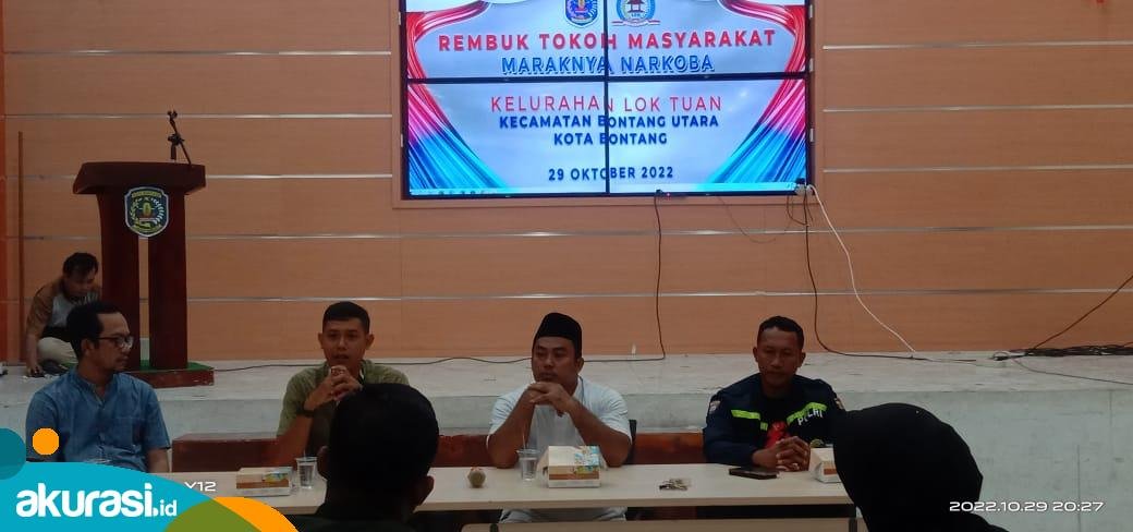 Rembuk Tokoh Masyarakat Loktuan, Faisal: Wadah Berbagi Saran