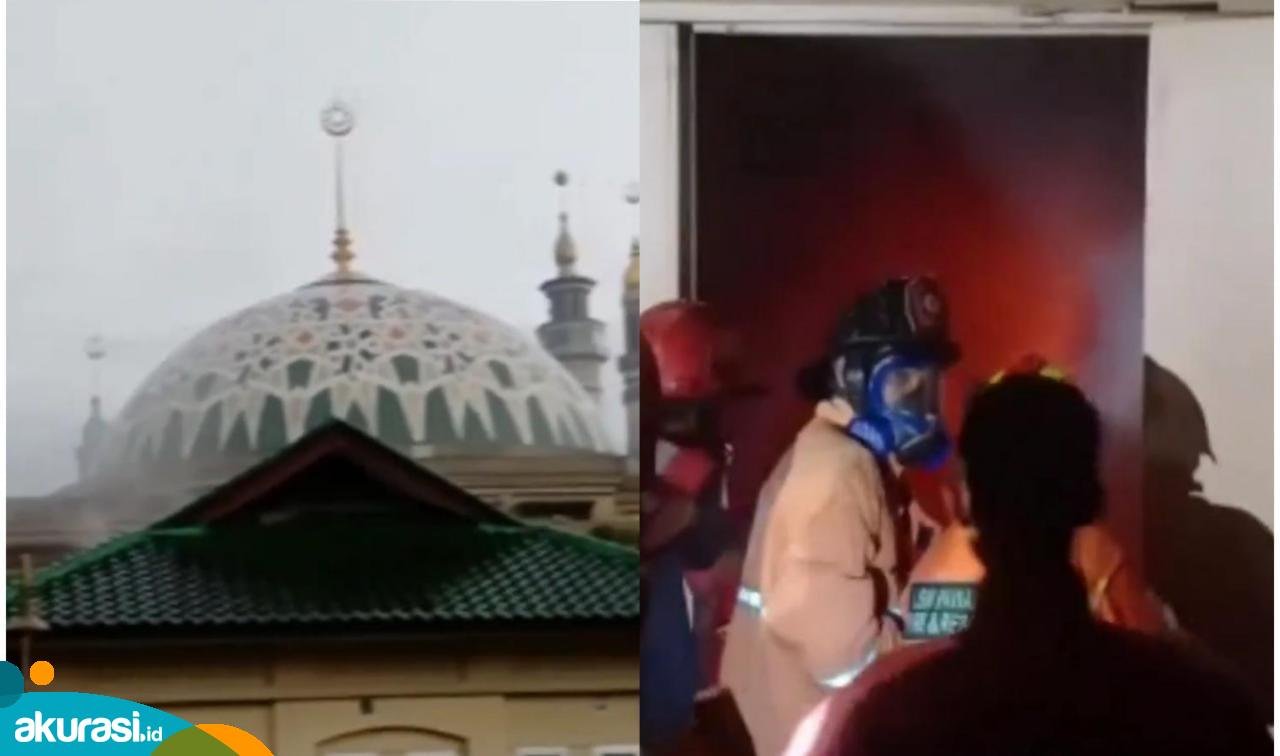 Pilar Islamic Center Samarinda Terbakar, Jemaah Lari Berhamburan Karena Dengar Suara Ledakan