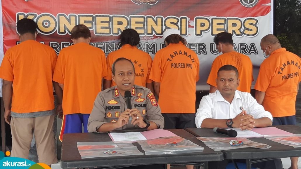 Gasak 11 Ekor Sapi Dalam Sebulan Terakhir, 5 Pelaku Diamankan Polres PPU