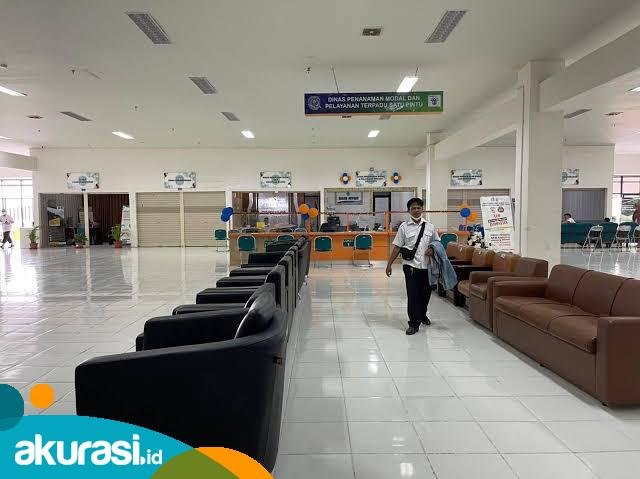 Mal Pelayanan Publik (MPP) di gedung lantai 4 Pasar Tamrin. (Fajri/Akurasi.id)
