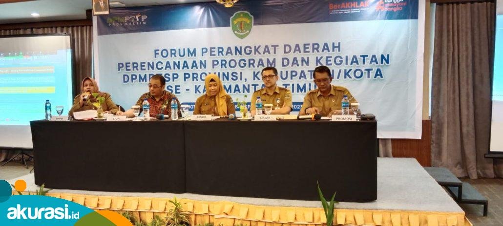 Susun Program Kerja Perizinan 2024, DPMPTSP Kaltim Ingatkan Kabupaten/Kota Punya Target