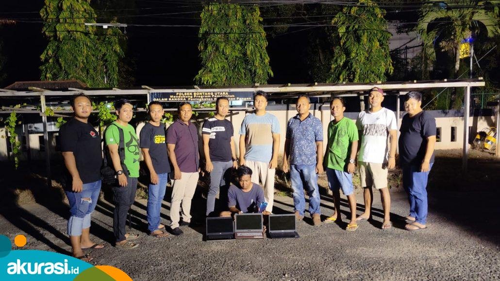 PS (24) saat diamankan Tim Rajawali Polres Bontang.(Dok. Polres Bontang)