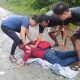 Proses penangkapan pria asal Muara Badak yang terlibat kasus penikaman. (Dok. Polres Bontang)