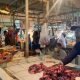 Pemkot Bontang saat melakukan monitoring di pasar Tamrin Bontang. (Fajri/Akurasi.id)