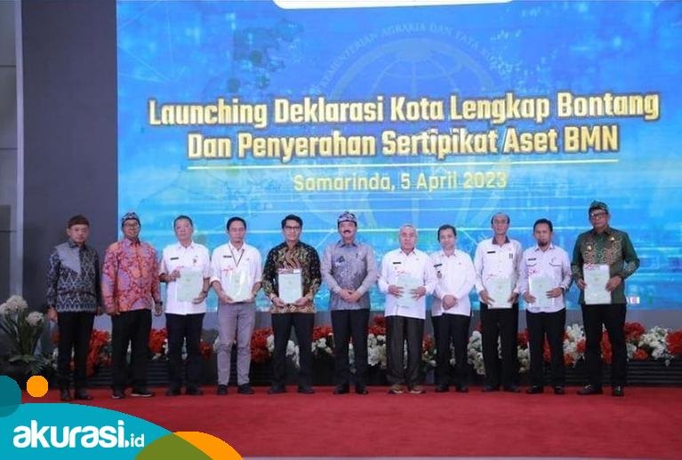 Pertama di Kalimantan, Menteri ATR Deklarasikan Bontang sebagai Kota Lengkap Pertanahan