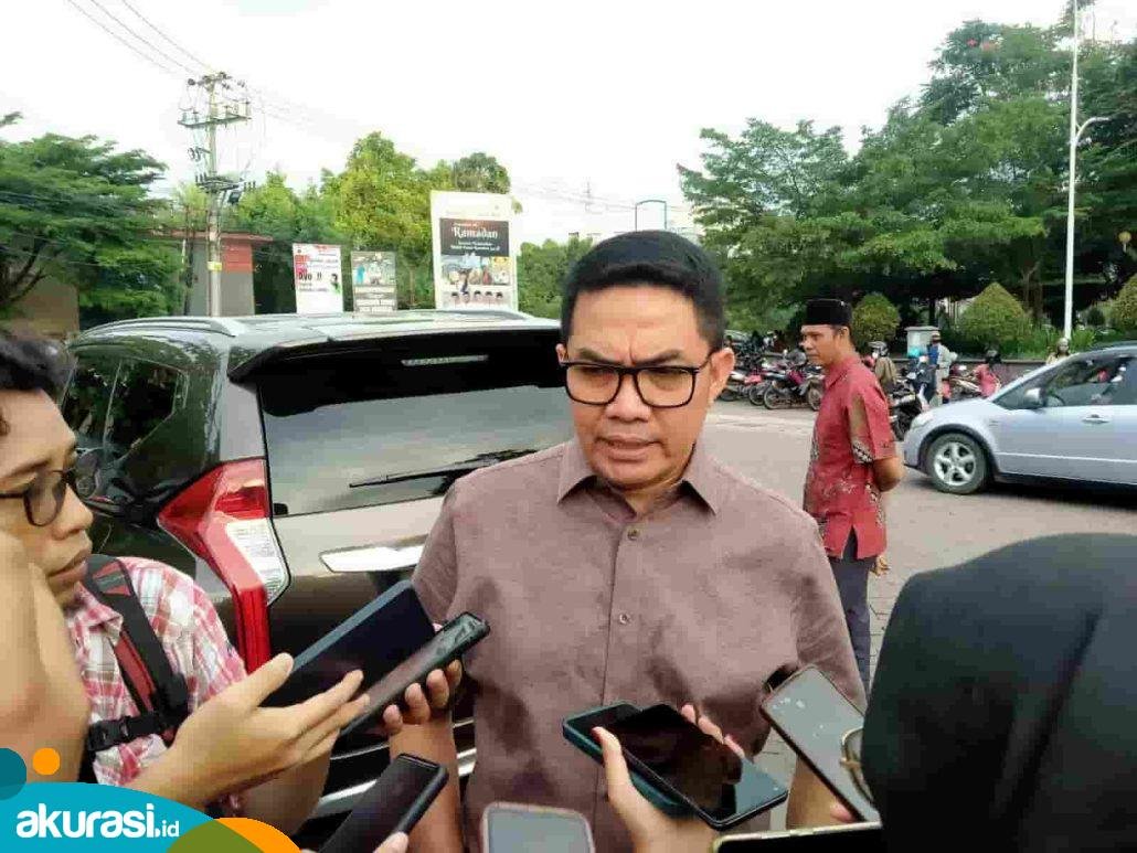 Andi Harun usai menghadiri Penandatangan Naskah Deklarasi oleh masing-masing parpol, di Lapangan Museum Samarinda, Jalan Bhayangkara, Samarinda, (Muhammad Zulkifli/akurasi.id)