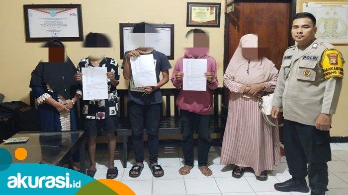 Remaja Bontang hampir diamuk massa. Pelaku diamankan polsek Bontang selatan. (Dok. Polres Bontang)