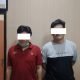 Kedua pelaku yang diamankan polisi. (Dok. Polres Bontang)