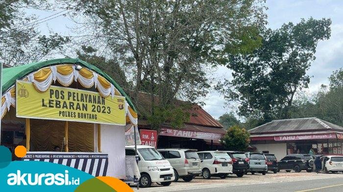 Posko Ramadhan Polres Bontang. (Fajri/Akurasi.id)