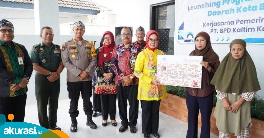 Dinsos Bontang Launching Program Bantuan Pangan Non Tunai untuk 500 KPM