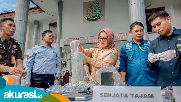 59 Gram Sabu dan 4000 Butir Ekstasi Dimusnahkan Kejari Bontang