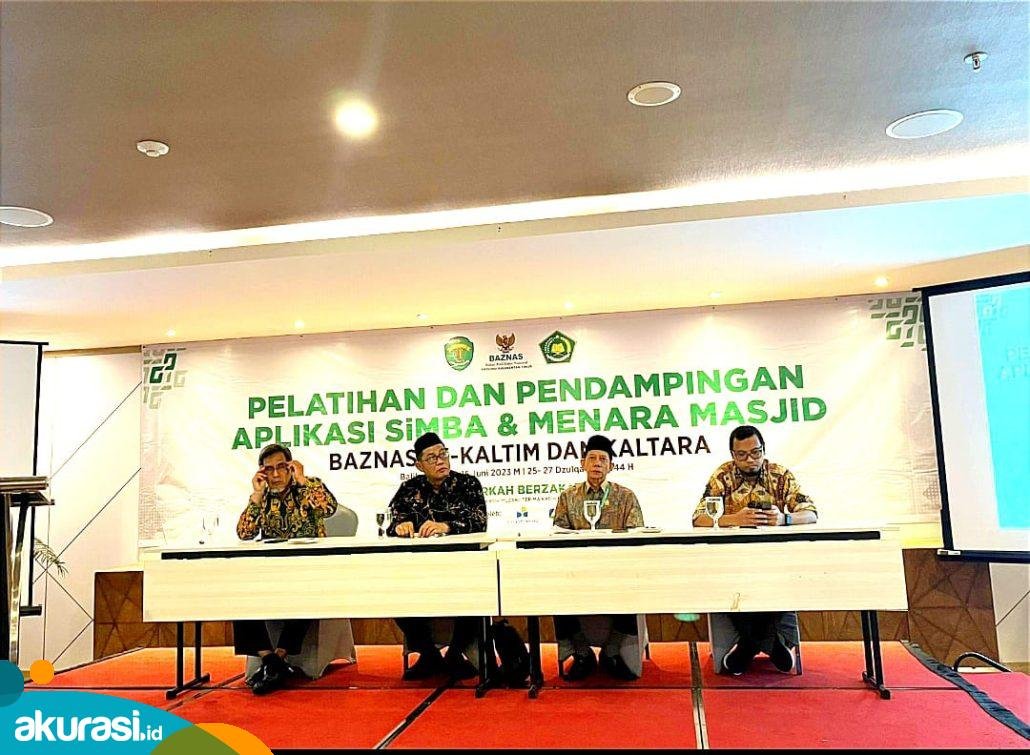 Tingkatkan Kemampuan Pengelola Zakat, BAZNAS Kaltim Beri Pelatihan Aplikasi SIMBA dan Menara Masjid