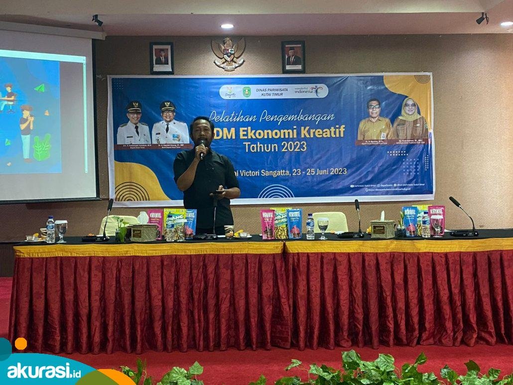 Dispar Kutim Kembangkan Potensi SDM Ekraf dengan Pelatihan, Libatkan 75 Pelaku Ekraf
