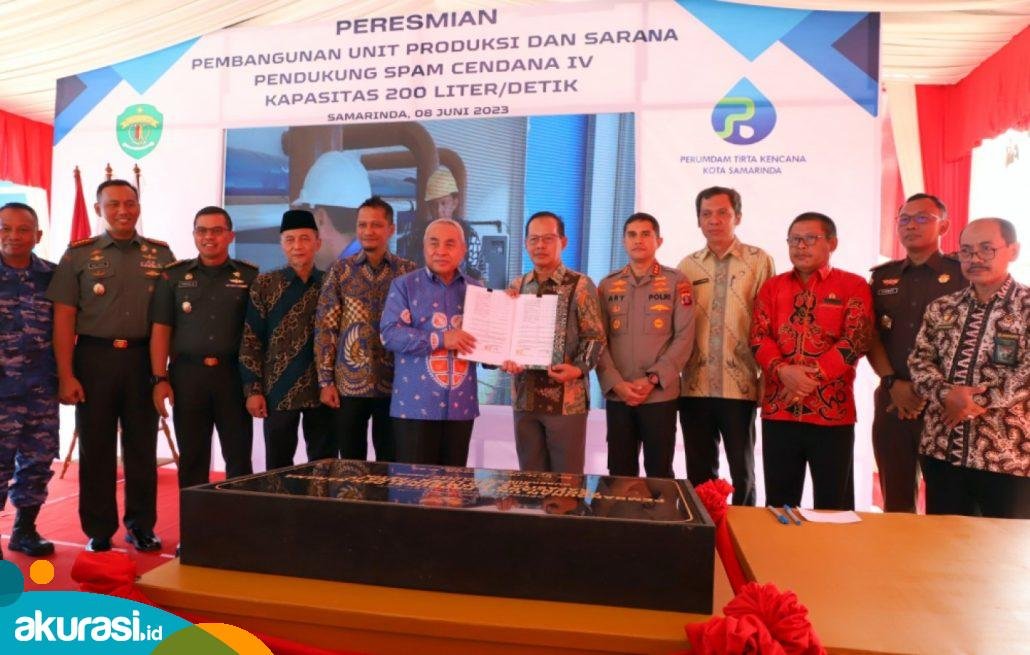 Resmikan IPA Cendana IV, Gubernur Isran Pastikan Air Mengalir 24 Jam
