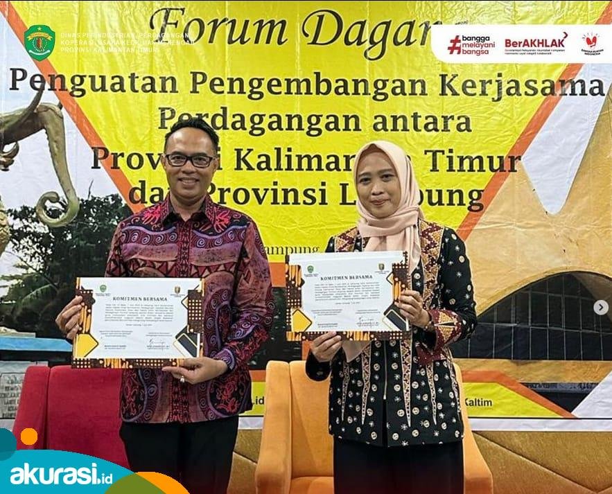 Kaltim Bangun Forum Dagang dengan Lampung, Sukses Catatkan Transaksi Rp48,3 Miliar