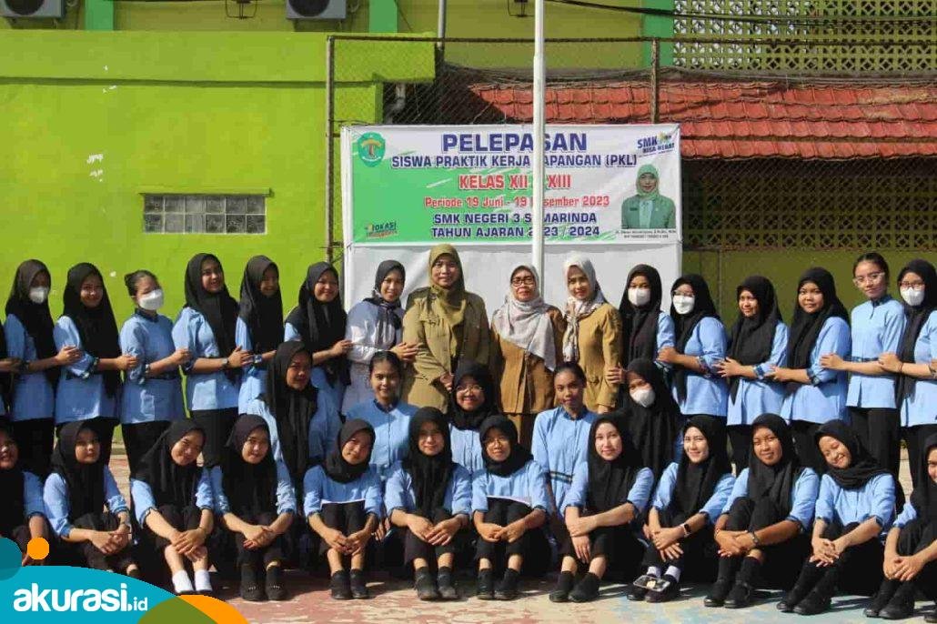 Pelepasan 423 Siswa SMKN 3 Samarinda, Jalani PKL Siap Hadapi Dunia Industri