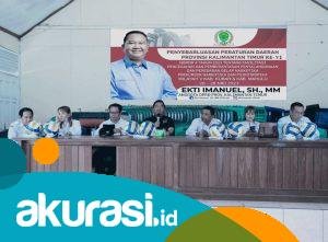 Sosialisasi Perda Narkotika di Kecamatan Damai, Ekti Imanuel: Mari Bangun Generasi Berprestasi Tanpa Narkoba