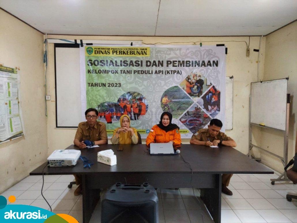 Kurangi Pemanasan Global, Disbun Kaltim Sosialisasi Tani Peduli Api di Balikpapan