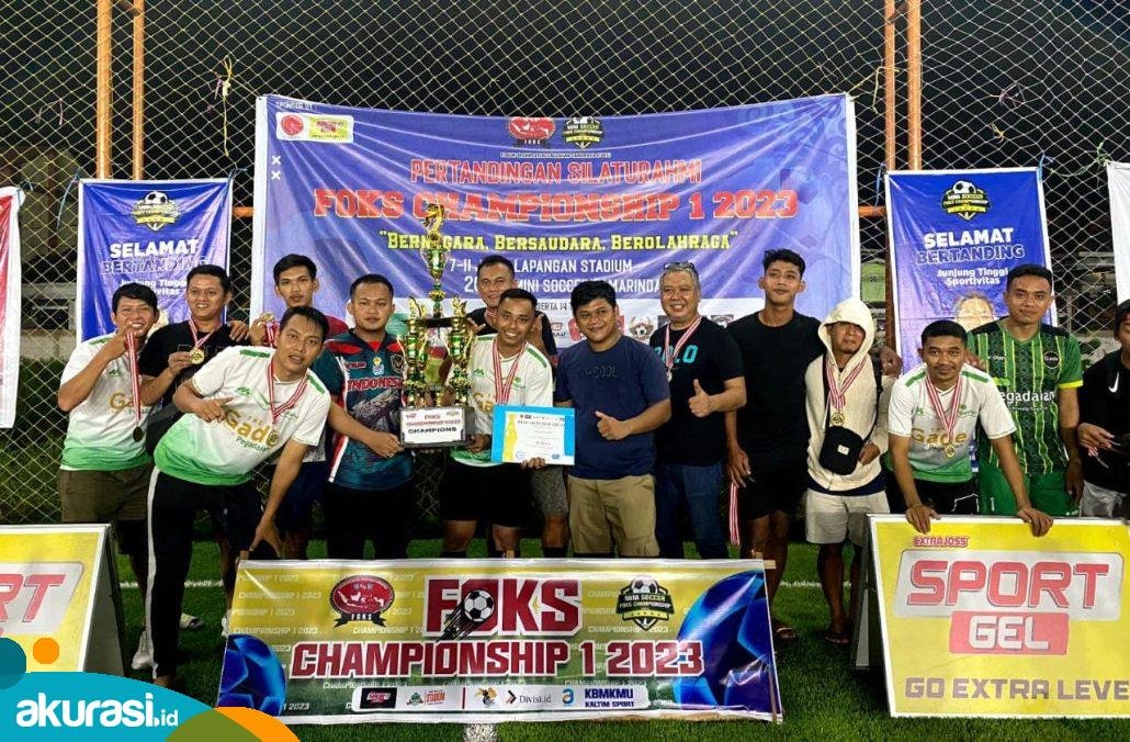 Turnamen FOKS Champioship Usai, Pegadaian FC Sabet Gelar Juara